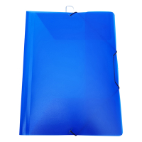 Bronyl elastomap PP transparant blauw A4 110282 402831
