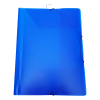 Bronyl elastomap PP transparant blauw A4