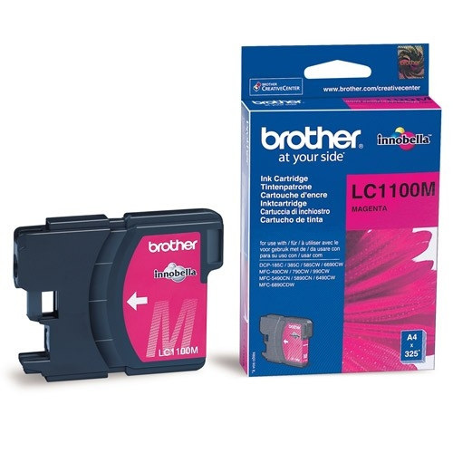 Brother LC-1100M inktcartridge magenta (origineel) LC1100M 028857 - 1