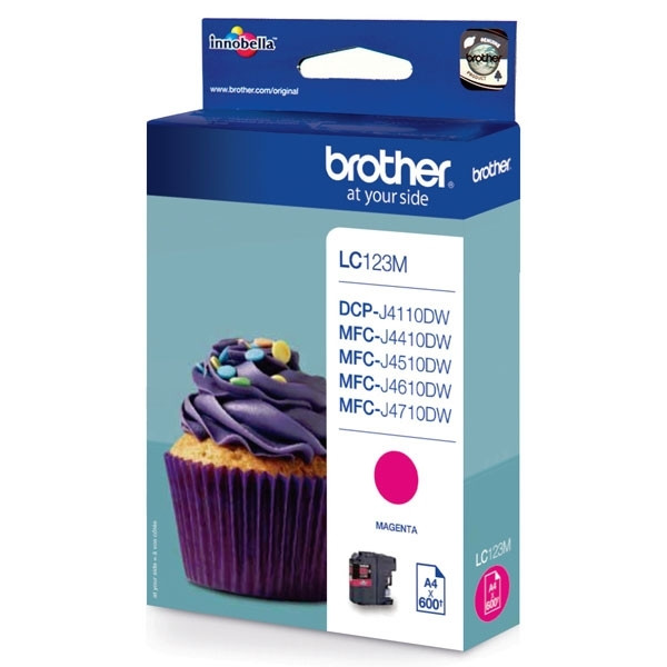 Brother LC-123M inktcartridge magenta (origineel) LC-123M 029094 - 1