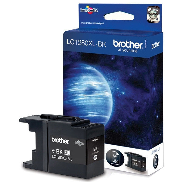 Brother LC-1280XLBK inktcartridge zwart hoge capaciteit (origineel) LC1280XLBK 029056 - 1