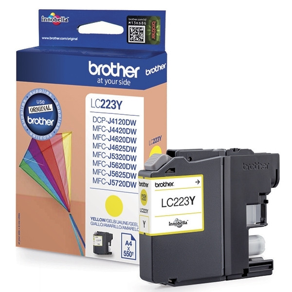 Brother LC-223Y inktcartridge geel (origineel) LC-223Y 902602 - 1