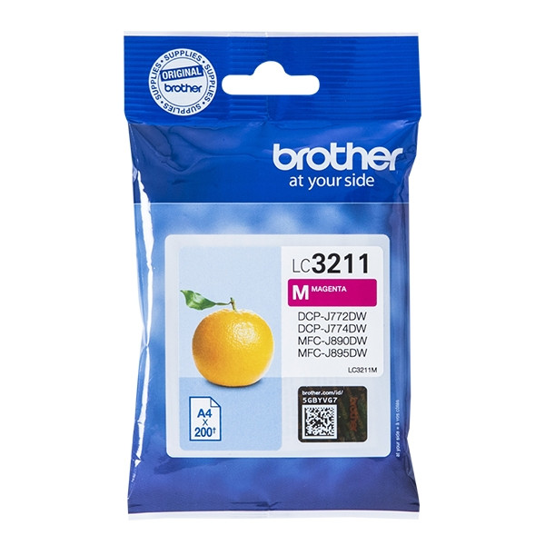 Brother LC-3211M inktcartridge magenta (origineel) LC3211M 902614 - 1