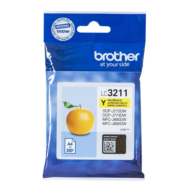 Brother LC-3211Y inktcartridge geel (origineel) LC3211Y 902615 - 1