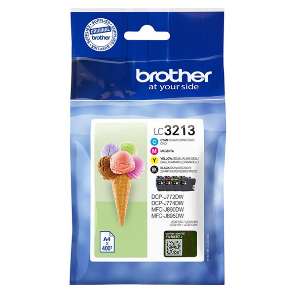 Brother LC-3213VAL multipack 4 inktcartridges (origineel) LC3213VALBP LC3213VALDR 028494 - 1