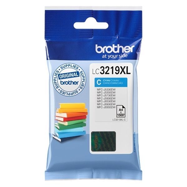 Brother LC-3219XL C inktcartridge cyaan hoge capaciteit (origineel) LC3219XLC 028910 - 1