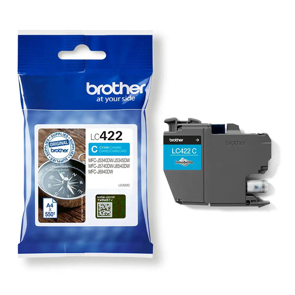 Brother LC-422C inktcartridge cyaan (origineel) LC-422C 051306 - 1