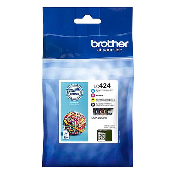 Brother LC-424VAL multipack 4 inktcartridges (origineel) LC-424VAL 051282 - 1