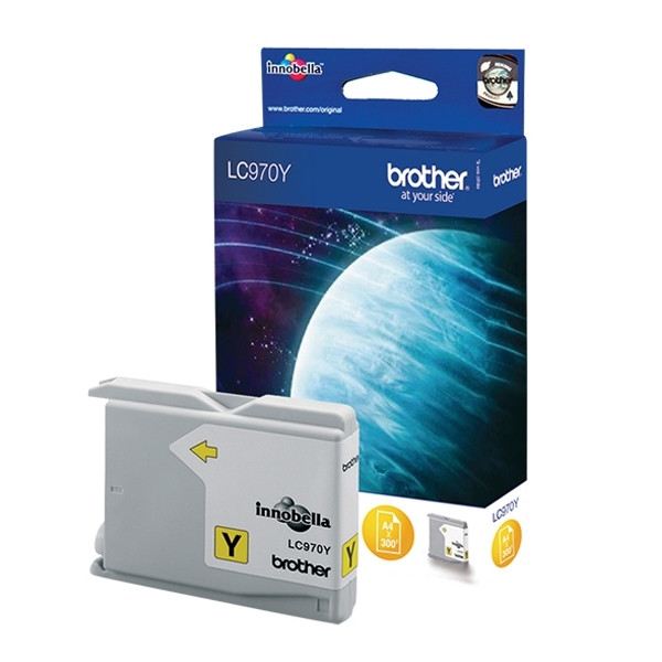 Brother LC-970Y inktcartridge geel (origineel) LC970Y 028830 - 1