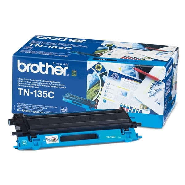 Brother TN-135C toner cyaan hoge capaciteit (origineel) TN135C 029270 - 1