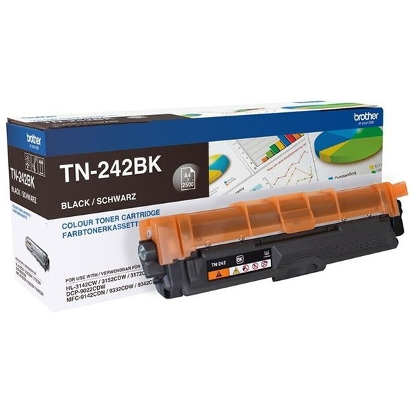 Brother TN-242BK toner zwart (origineel) TN242BK 901734 - 1