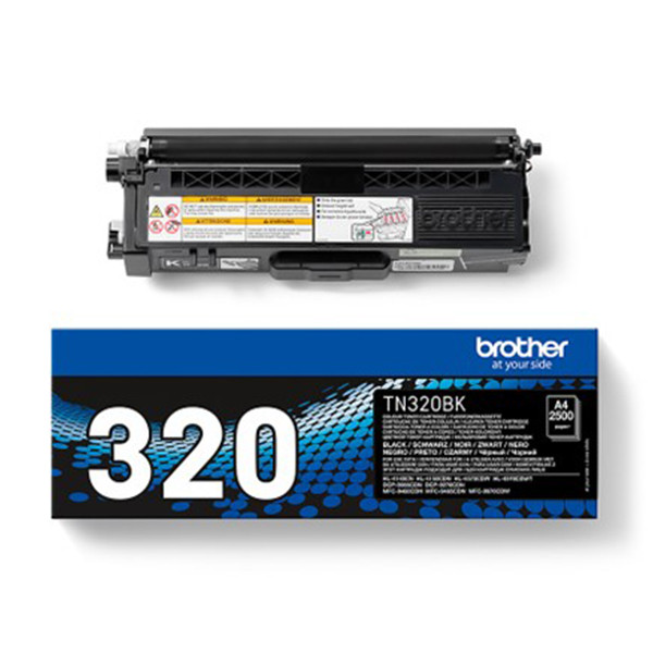 Brother TN-320BK toner zwart (origineel) TN320BK 901259 - 1