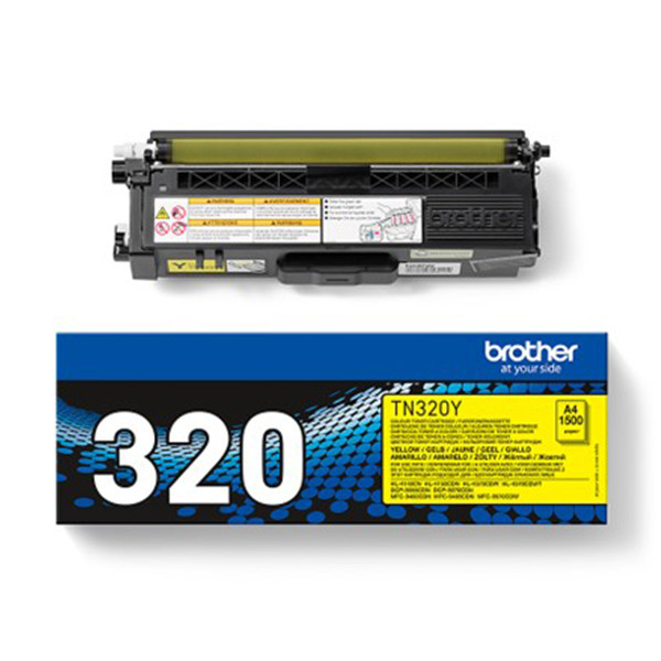 Brother TN-320Y toner geel (origineel) TN320Y 029192 - 1