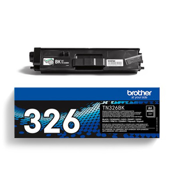 Brother TN-326BK toner zwart hoge capaciteit (origineel) TN326BK 901382 - 1
