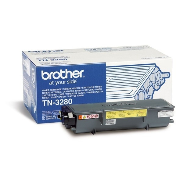 Brother TN-3280 toner zwart hoge capaciteit (origineel) TN3280 901083 - 1