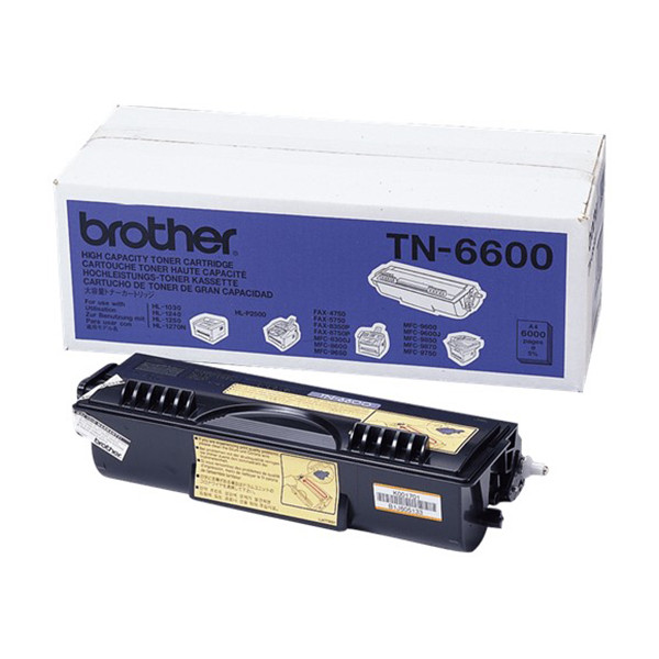 Brother TN-6600 toner zwart hoge capaciteit (origineel) TN6600 029660 - 1