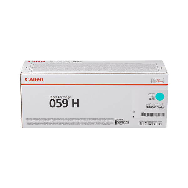 Canon 059H C toner cyaan hoge capaciteit (origineel) 3626C001 017510 - 1