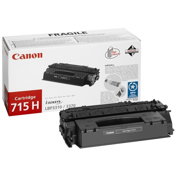 Canon 715H toner zwart hoge capaciteit (origineel) 1976B002AA 071098 - 1