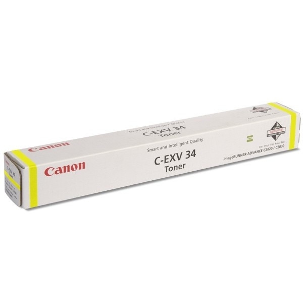 Canon C-EXV 34 Y toner geel (origineel) 3785B002 901093 - 1