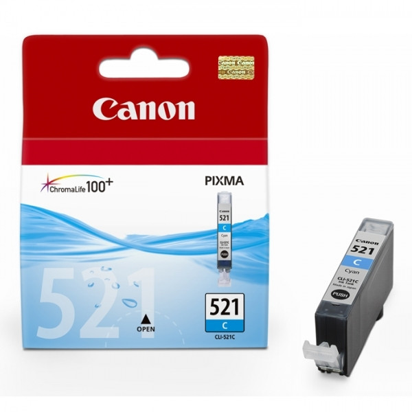 Canon CLI-521C inktcartridge cyaan (origineel) 2934B001 900517 - 1