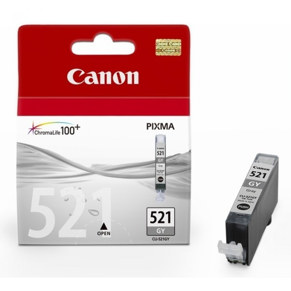 Canon CLI-521GY inktcartridge grijs (origineel) 2937B001 902029 - 1