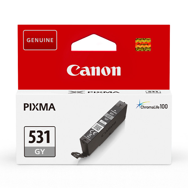 Canon CLI-531GY grijze inktcartridge (origineel) 6122C001 017652 - 1