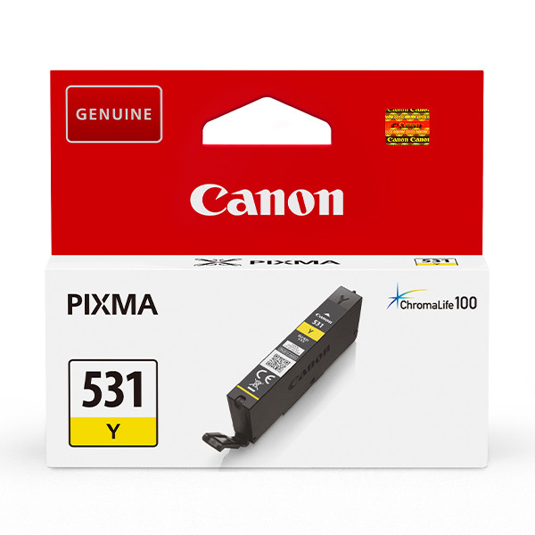 Canon CLI-531Y gele inktcartridge (origineel) 6121C001 017650 - 1