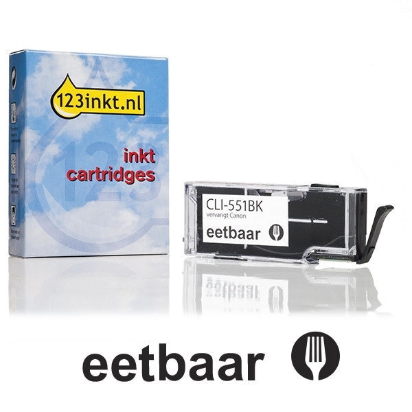 Canon CLI-551BK inktcartridge zwart (eetbaar)  199001 - 1