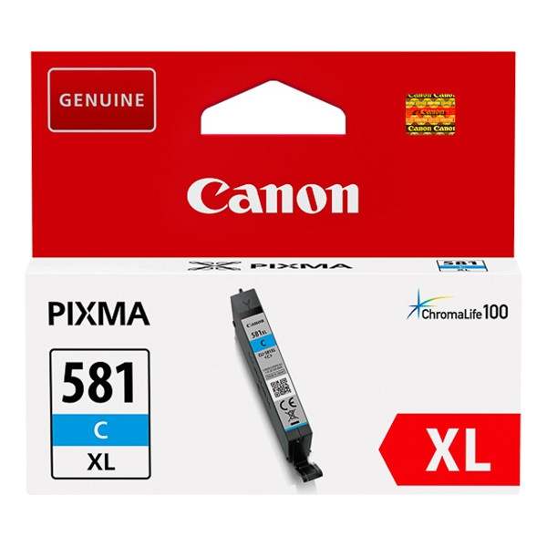 Canon CLI-581C XL inktcartridge cyaan hoge capaciteit (origineel) 2049C001 903751 - 1