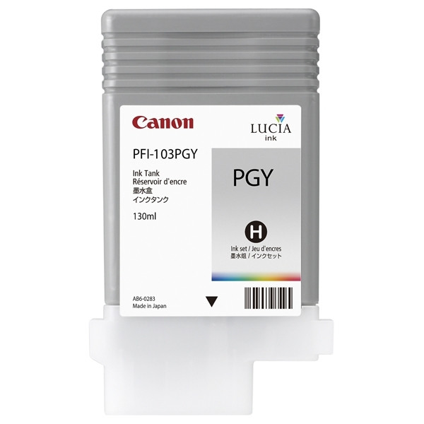 Canon PFI-103PGY inktcartridge foto grijs (origineel) 2214B001 018277 - 1