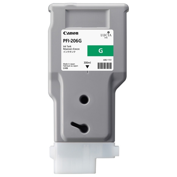 Canon PFI-206G inktcartridge groen hoge capaciteit (origineel) 5310B001 018942 - 1