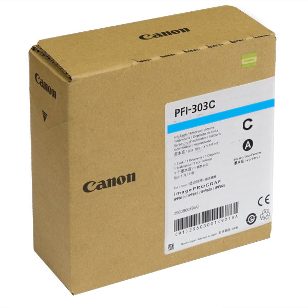 Canon PFI-303MBK inktcartridge mat zwart (origineel) 2957B001 018372 - 1