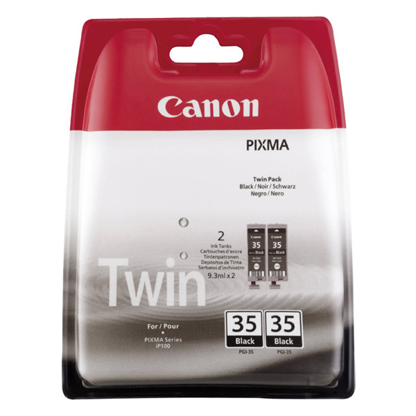 Canon PGI-35BK duopack zwart (origineel) 1509B012 1509B029 651017 - 1