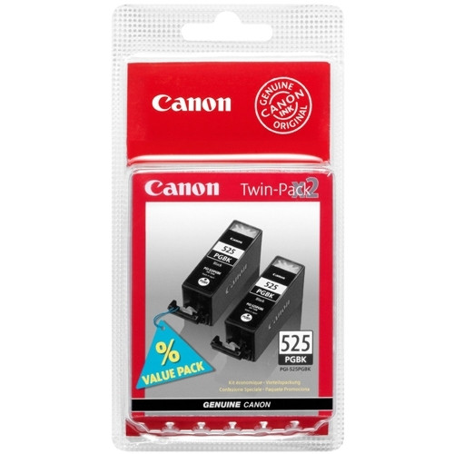 Canon PGI-525PGBK dubbelpak zwart (origineel) 4529B006 4529B010 4529B017 018471 - 1