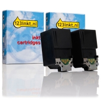 Canon aanbieding: 2 x BC-20 zwart (123inkt huismerk)