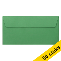 Aanbieding: 10x Clairefontaine gekleurde enveloppen bosgroen EA5/6 120 g/m² (5 stuks)