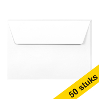 Aanbieding: 10x Clairefontaine gekleurde enveloppen wit C6 120 g/m² (5 stuks)