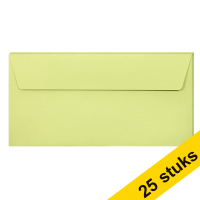 Aanbieding: 5x Clairefontaine gekleurde enveloppen bladgroen EA5/6 120 g/m² (5 stuks)