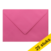 Aanbieding: 5x Clairefontaine gekleurde enveloppen intens roze C5 120 g/m² (5 stuks)