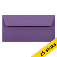 Aanbieding: 5x Clairefontaine gekleurde enveloppen lila EA5/6 120 g/m² (5 stuks)