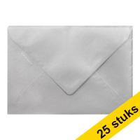 Aanbieding: 5x Clairefontaine gekleurde enveloppen zilver C5 120 g/m² (5 stuks)