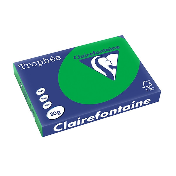 Clairefontaine gekleurd papier biljartgroen 80 g/m² A3 (500 vellen) 1992PC 250123 - 1