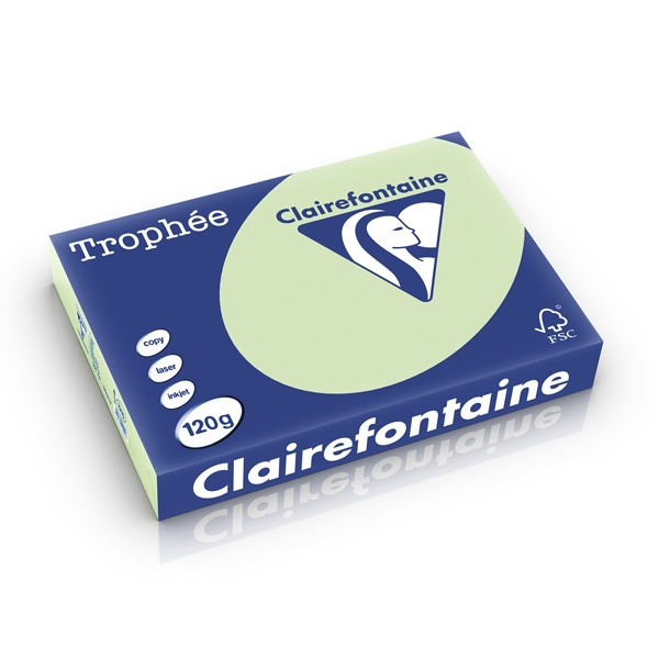Clairefontaine gekleurd papier golfgroen 120 g/m² A4 (250 vellen) 1215PC 250207 - 1