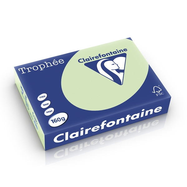 Clairefontaine gekleurd papier golfgroen 160 g/m² A4 (250 vellen) 1107PC 250251 - 1