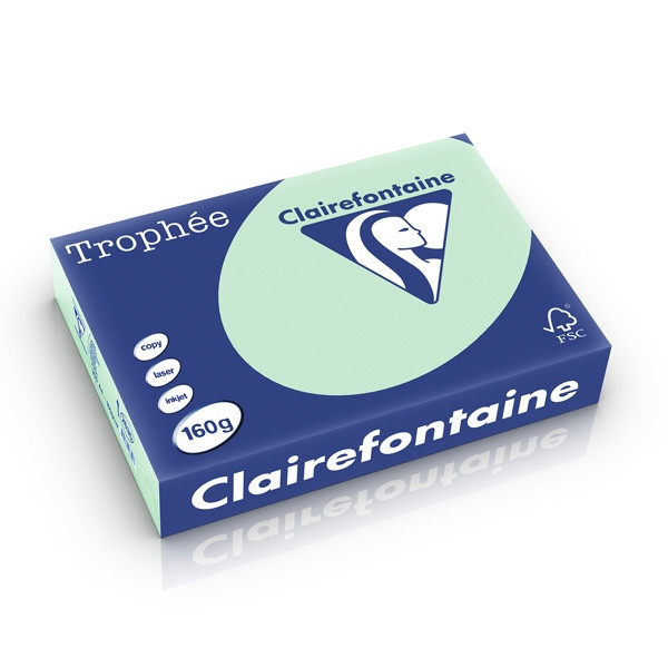 Clairefontaine gekleurd papier groen 160 g/m² A4 (250 vellen) 2635PC 250252 - 1