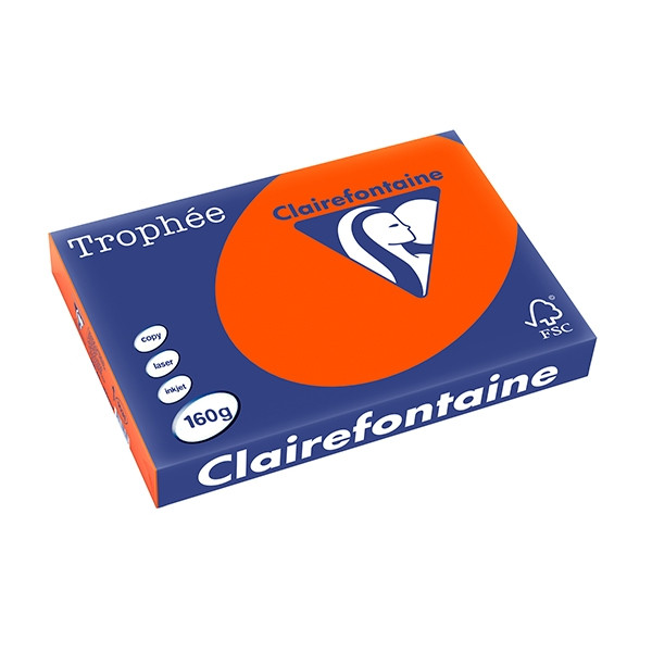 Clairefontaine gekleurd papier kardinaalrood 160 g/m² A3 (250 vellen) 1031PC 250153 - 1