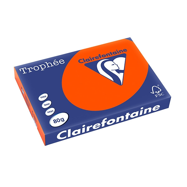 Clairefontaine gekleurd papier kardinaalrood 80 g/m² A3 (500 vellen) 1883PC 250116 - 1