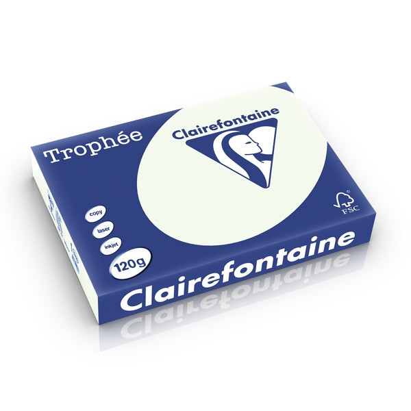 Clairefontaine gekleurd papier lichtgroen 120 g/m² A4 (250 vellen) 1246PC 250208 - 1