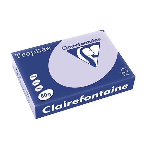 Clairefontaine gekleurd papier lila 80 g/m² A4 (500 vellen) 1872PC 250052 - 1