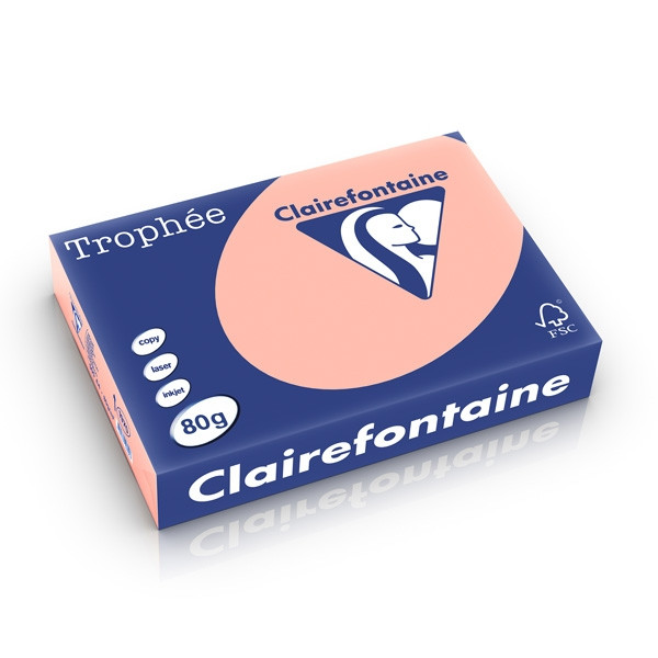Clairefontaine gekleurd papier perzik 80 g/m² A4 (500 vellen) 1970PC 250164 - 1